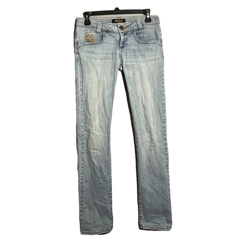 Killah Marylin Miss Sixty Skinny Jeans Women Size 25 Blue Dirty Stone Slim Fit